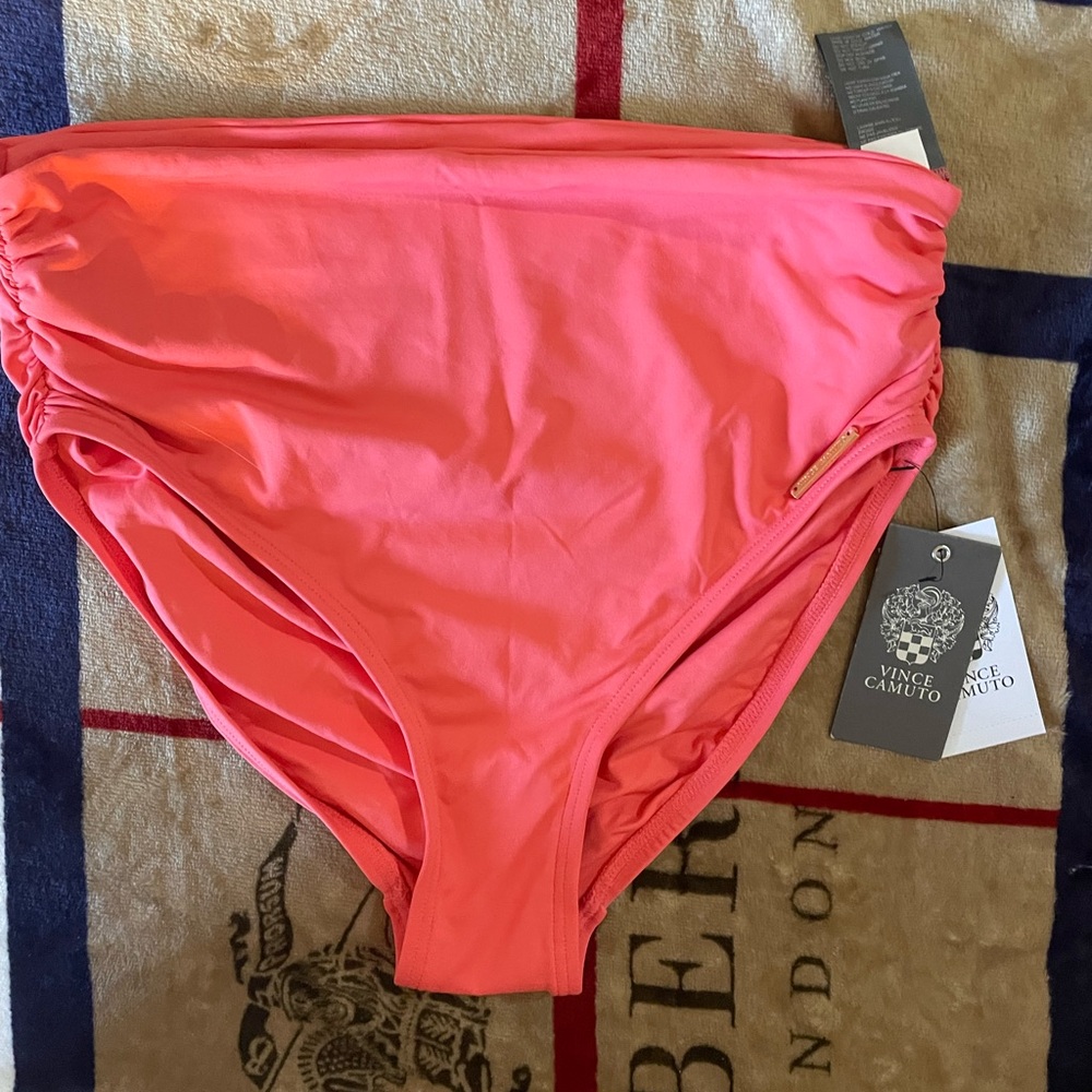 Vince Camuto Women's Bright Pink Bikini Bottom